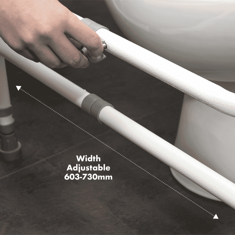broadstairs toilet frame width adjustable