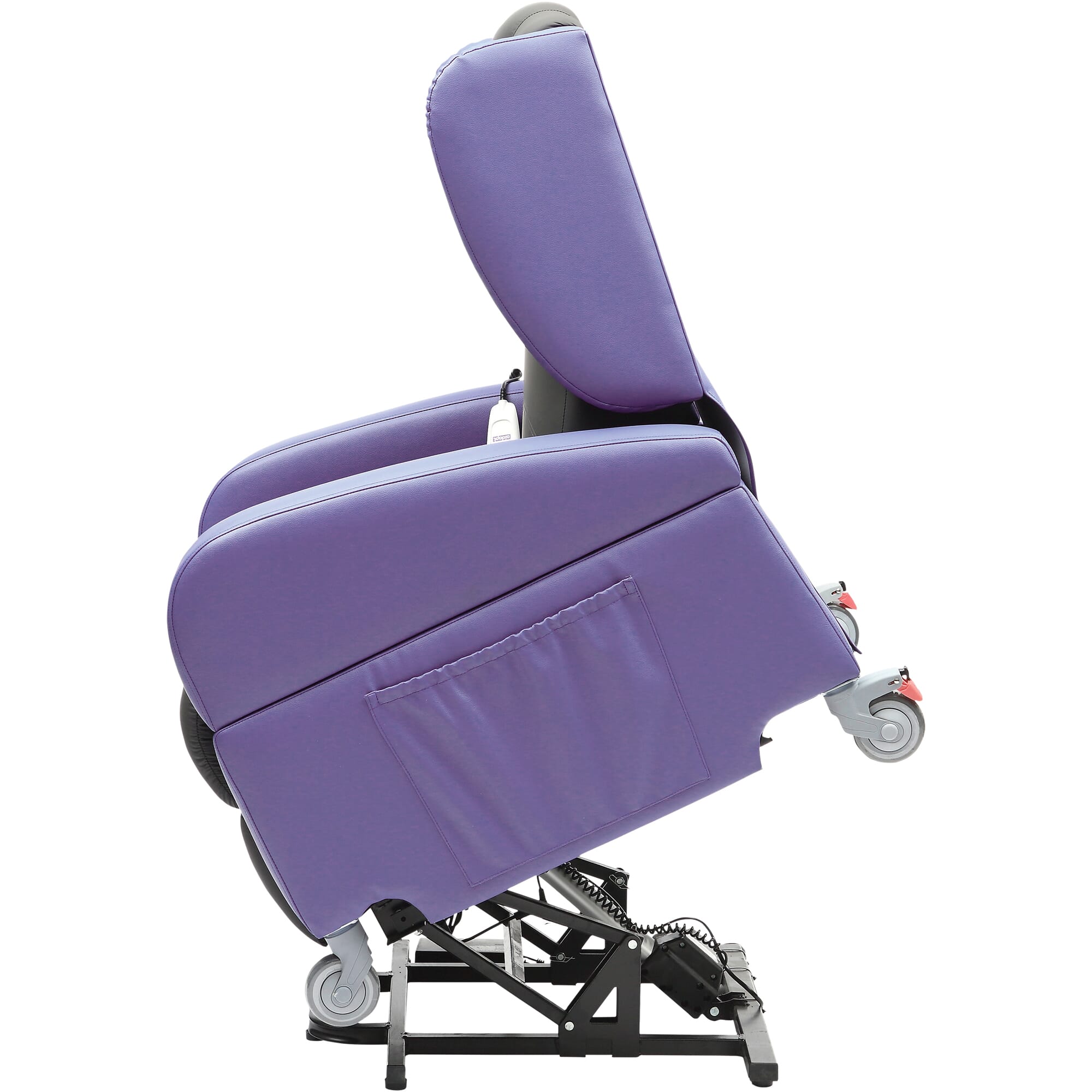 brookfield dual motor riser recliner purple and black risen