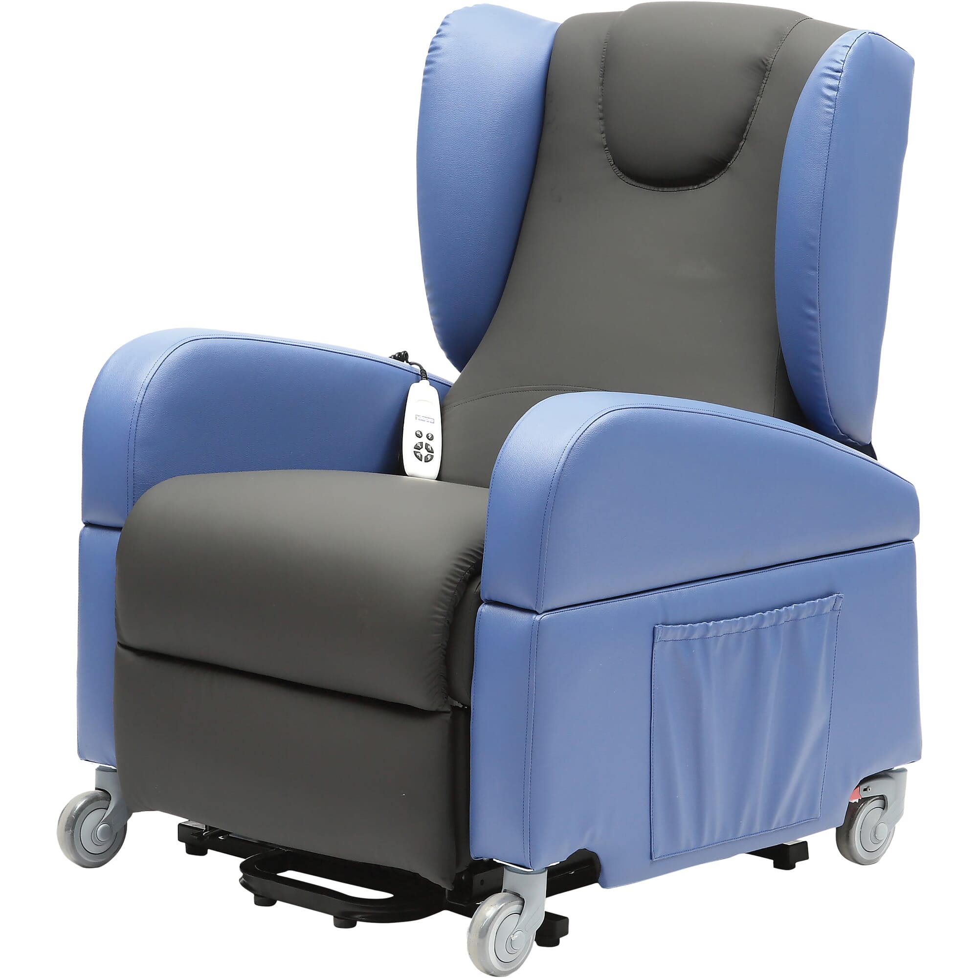 View Brookfield Dual Motor Riser Recliner Blue Black information