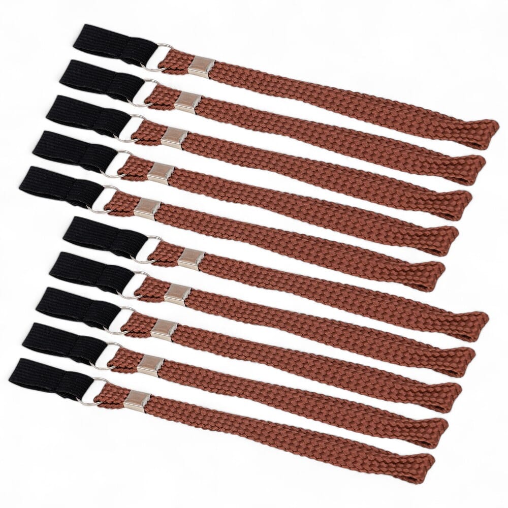 brown walking stick strap pack of 10