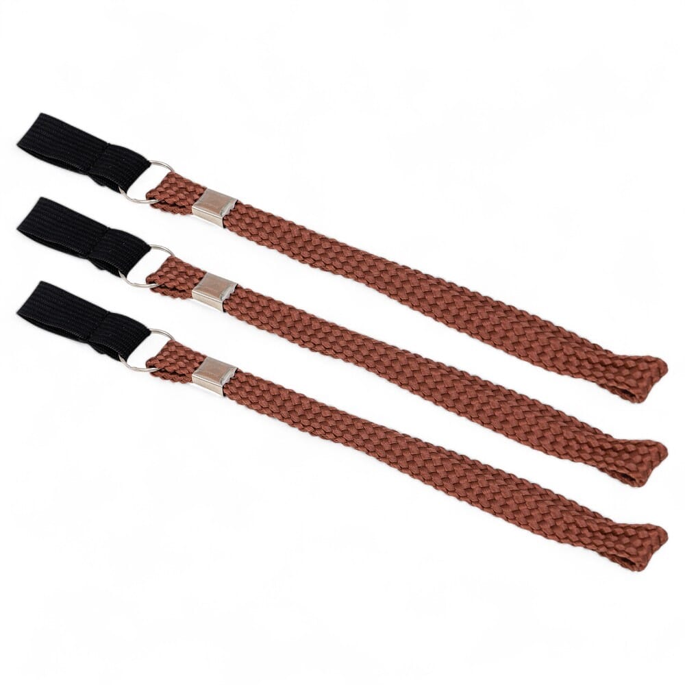brown walking stick strap pack of 3