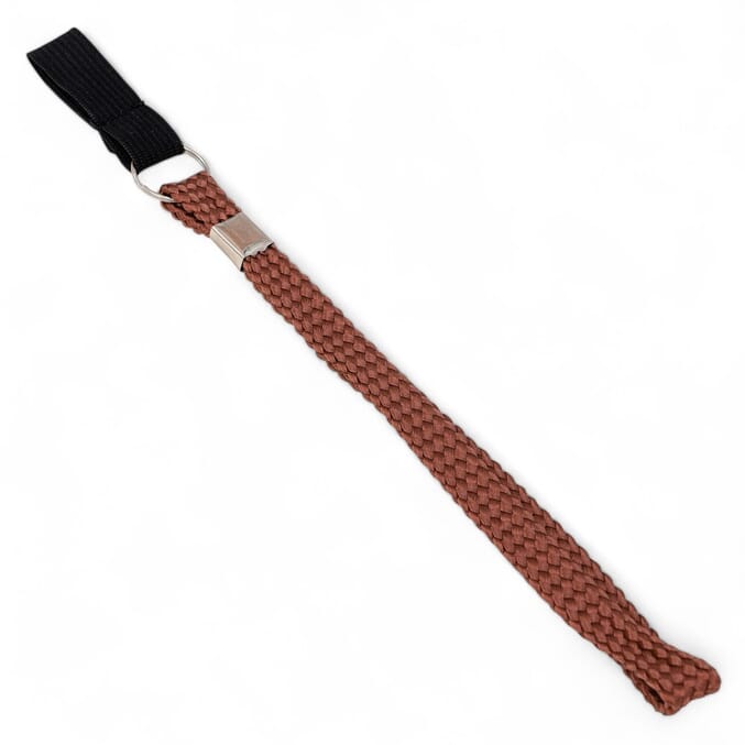 brown walking stick strap