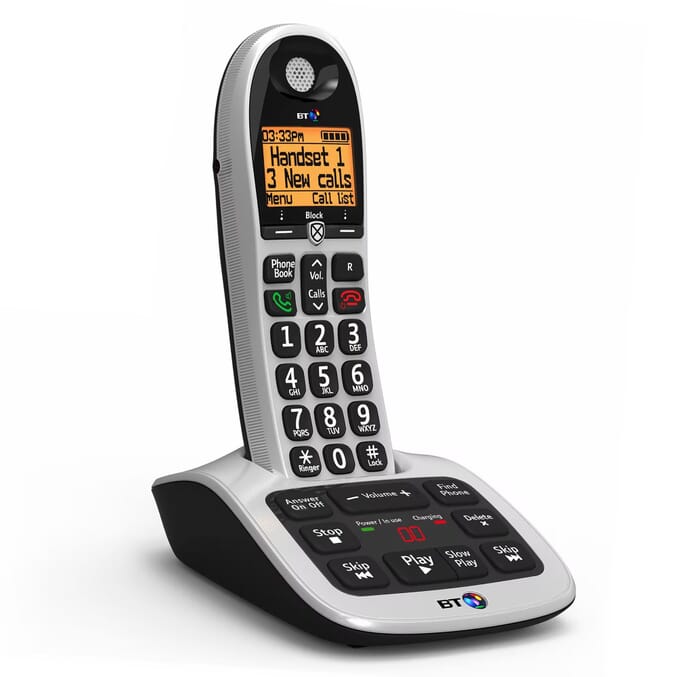 bt 4600 premium big button cordless phone single handset