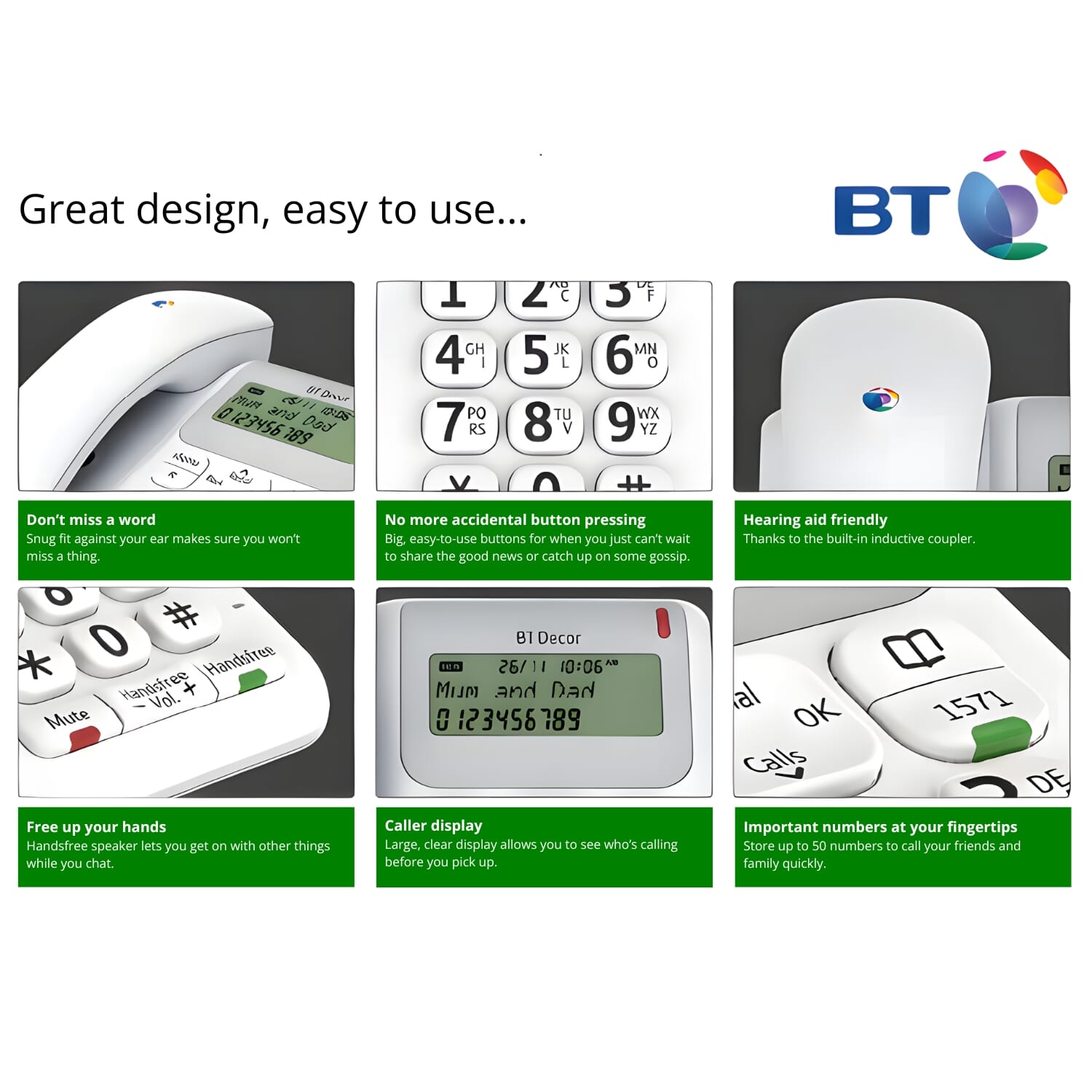 bt d cor 2200 big button phone infographic