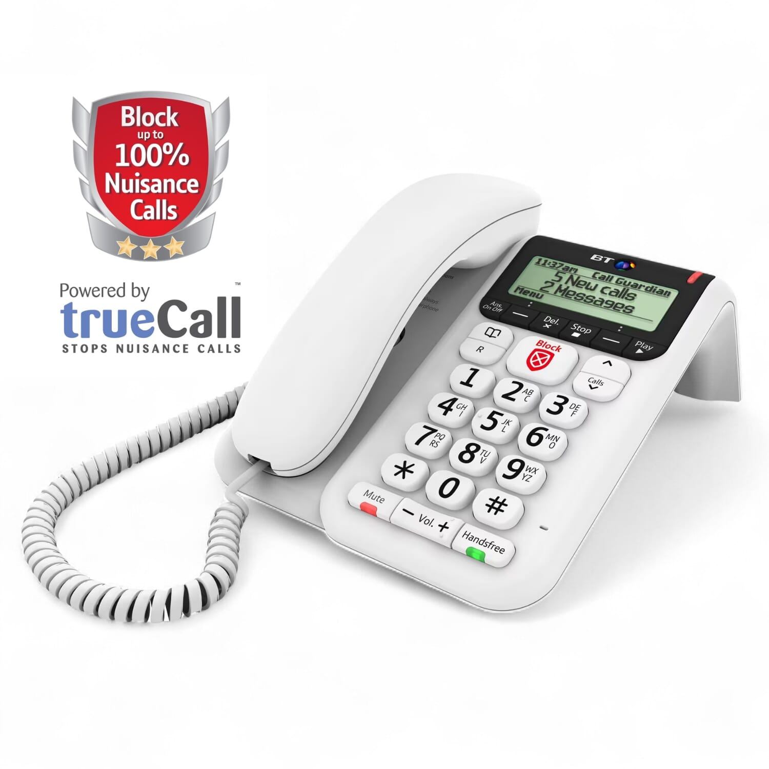 bt d cor 2600 big button phone