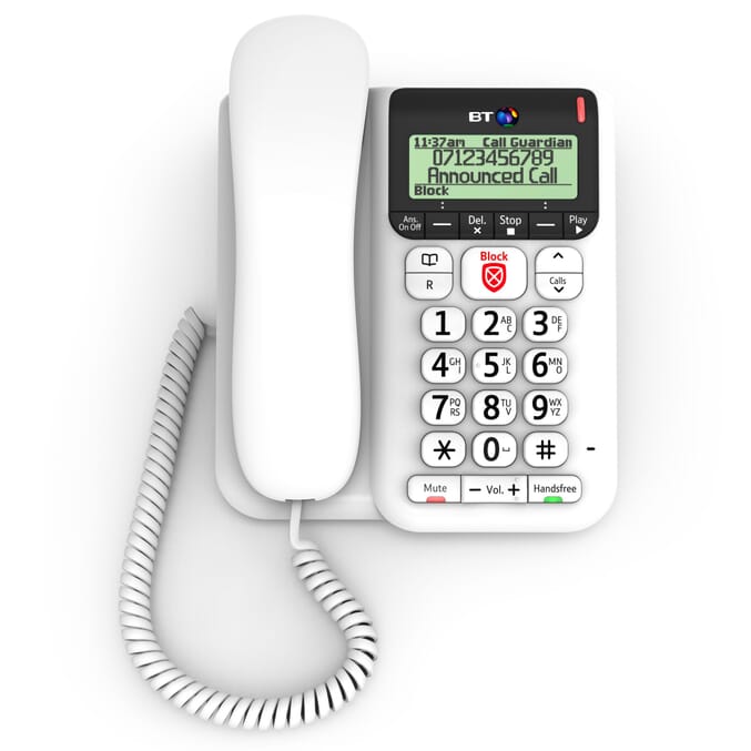 bt decor 2600 big button phone 2