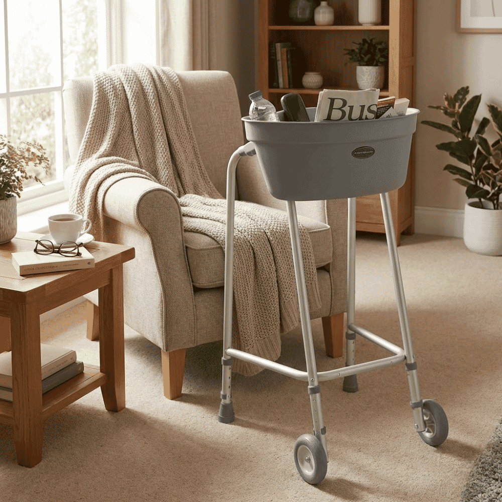 buckingham walking frame caddy lifestyle