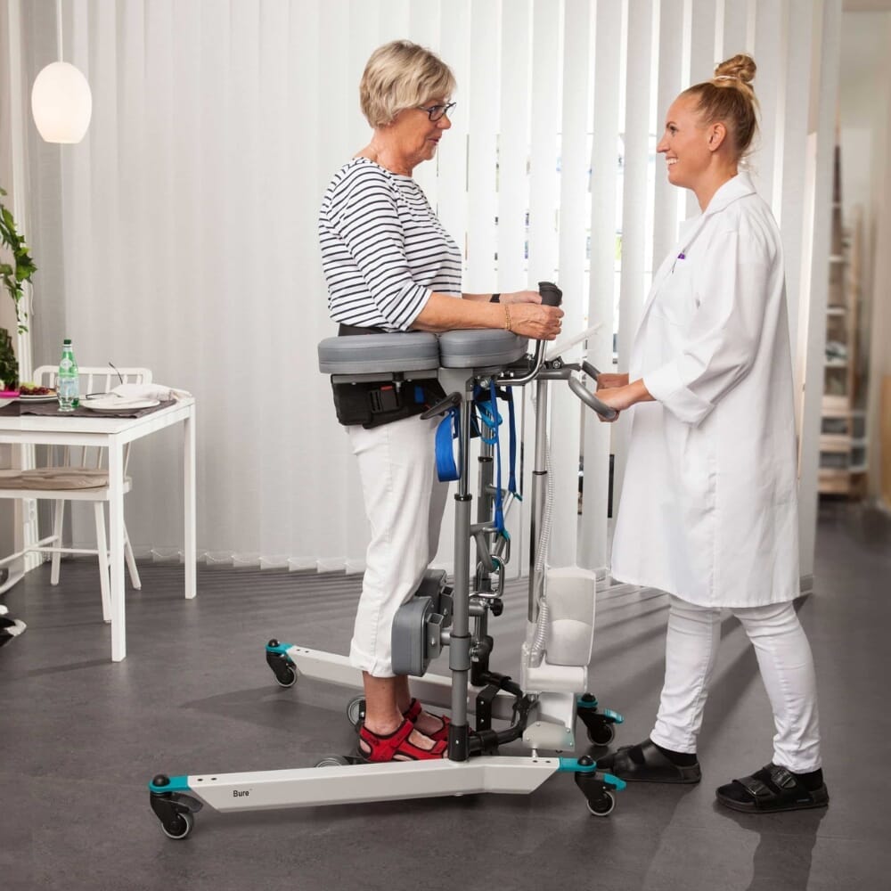 bure rise go stand aid in use