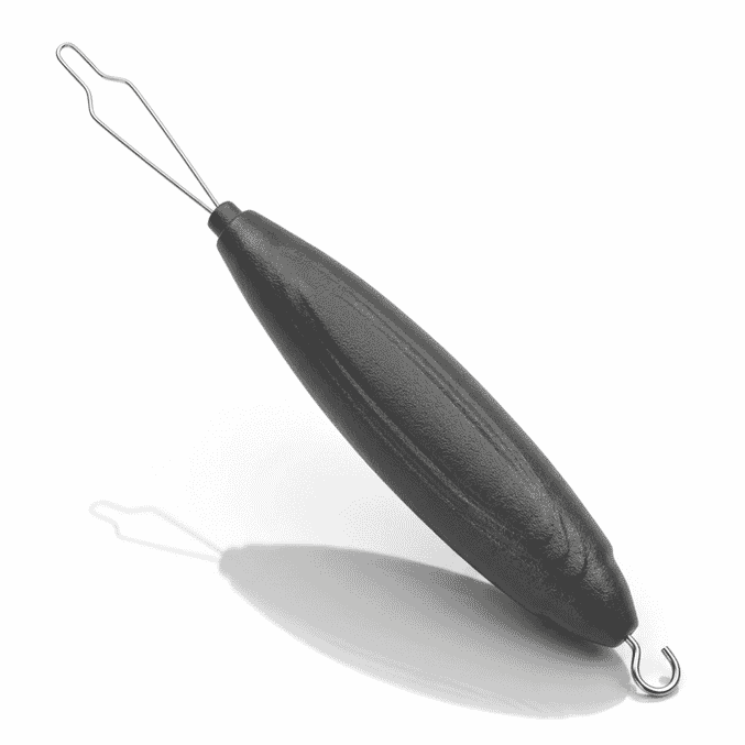 button hook with zip pull