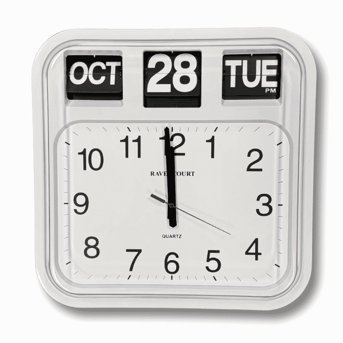 calendar wall clock