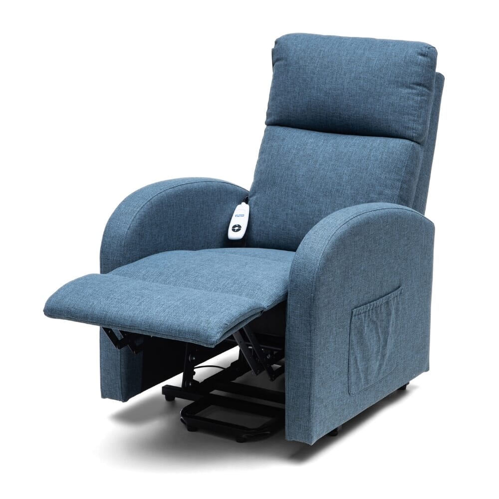 cansfield riser recliner chair blue reclining