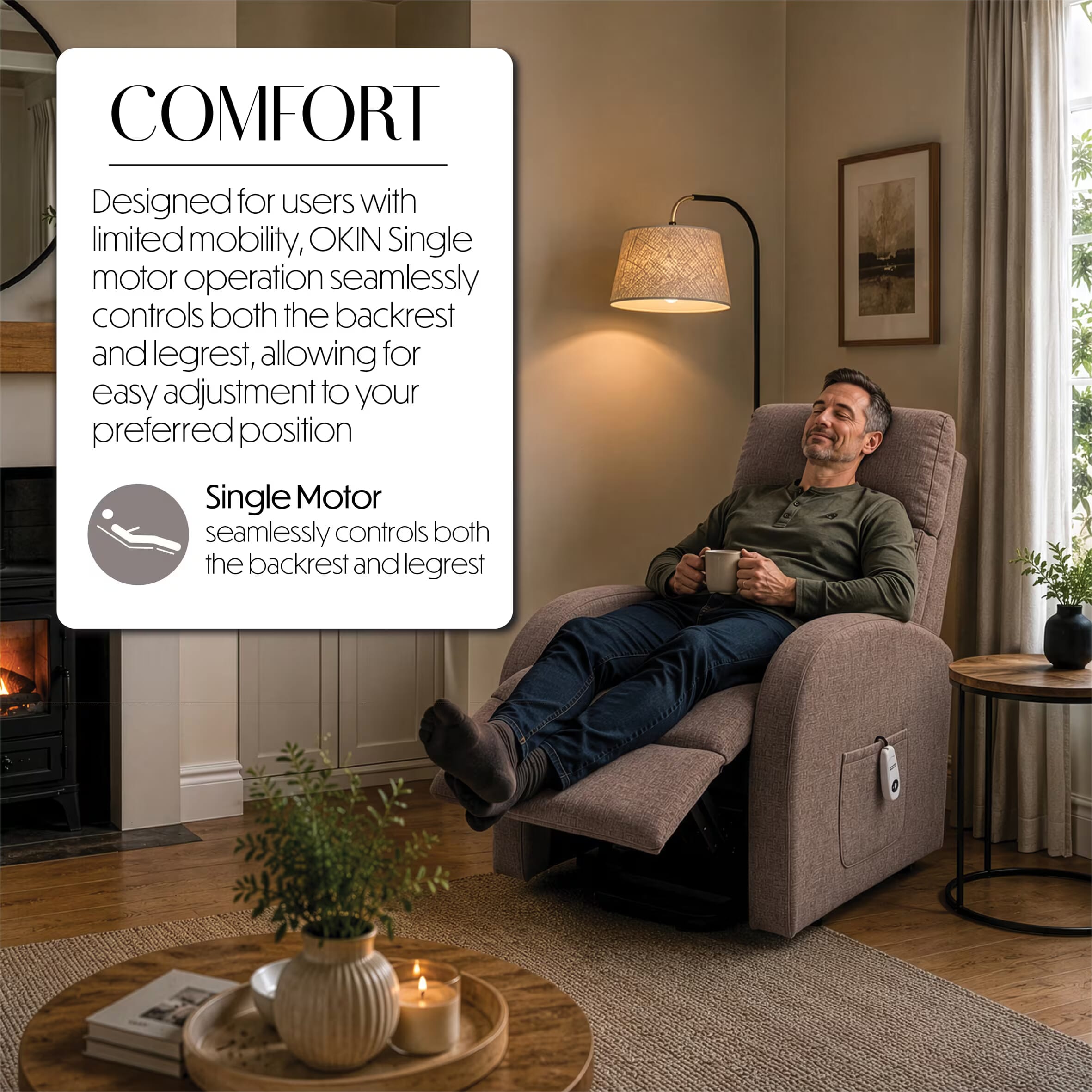 cansfield riser recliner chair mink comfort
