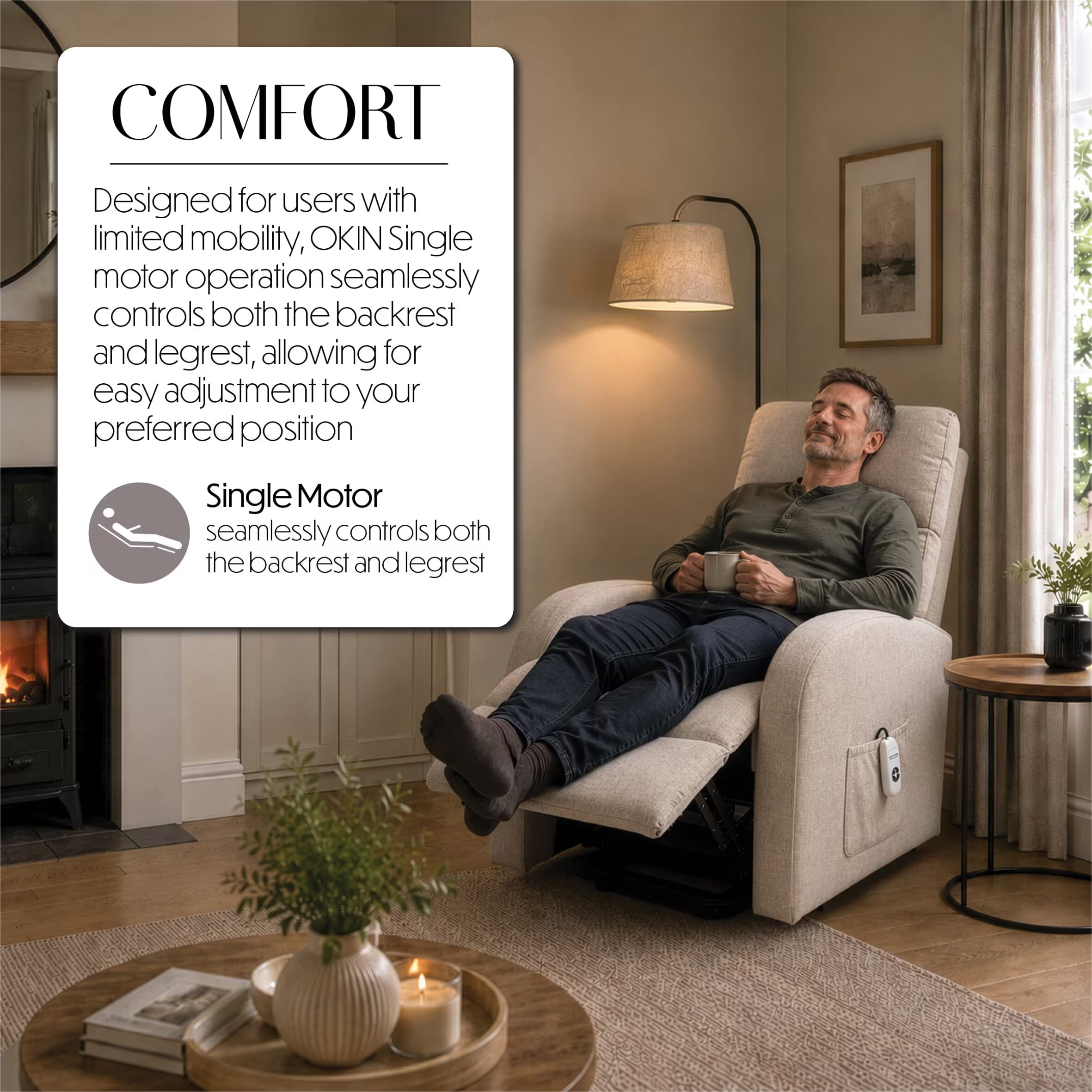 cansfield riser recliner chair oat comfort