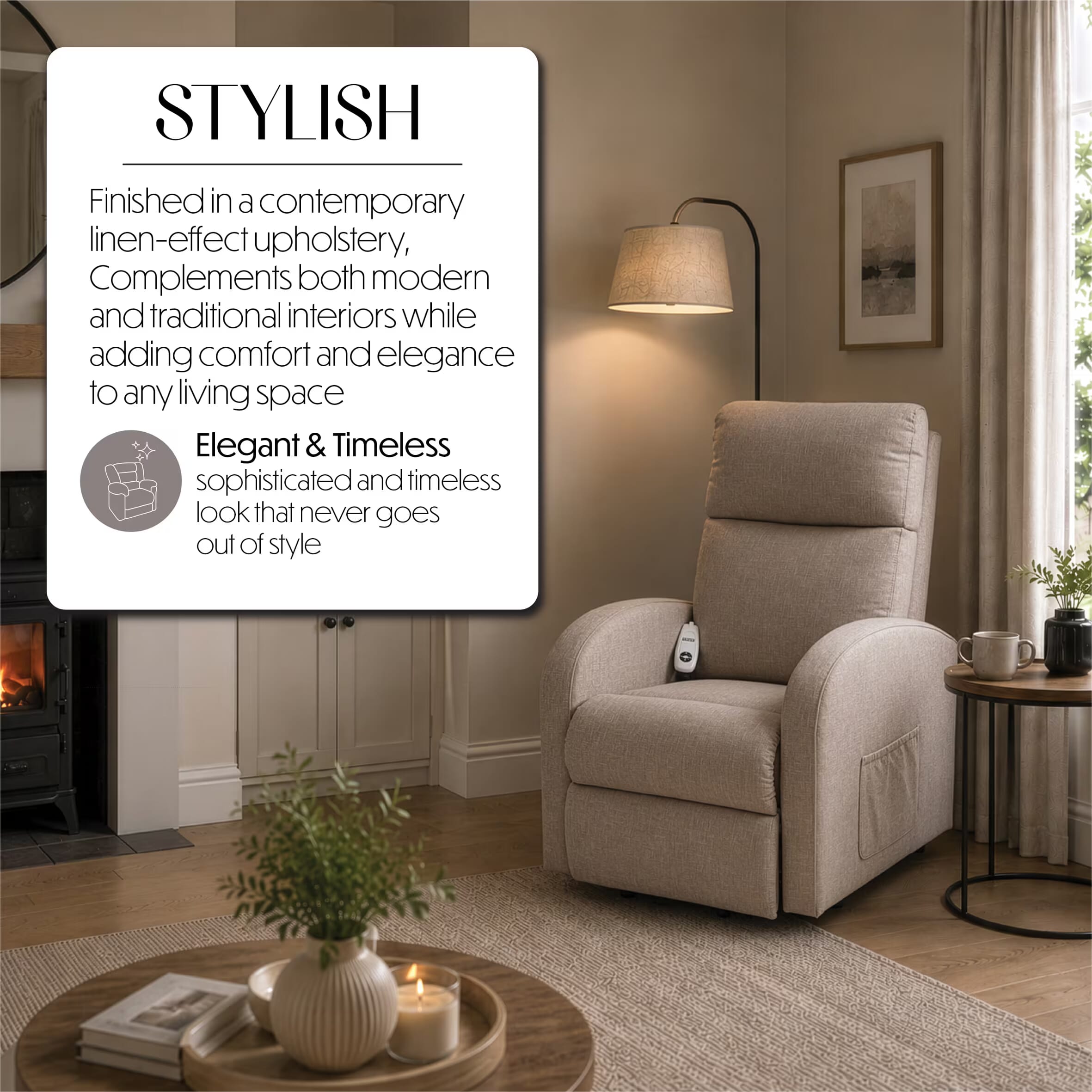 cansfield riser recliner chair oat stylish