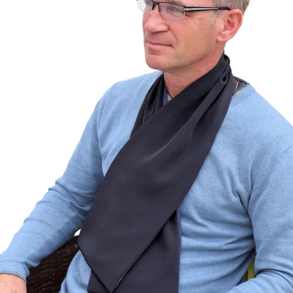 care designs cross scarf clothing protector black 2