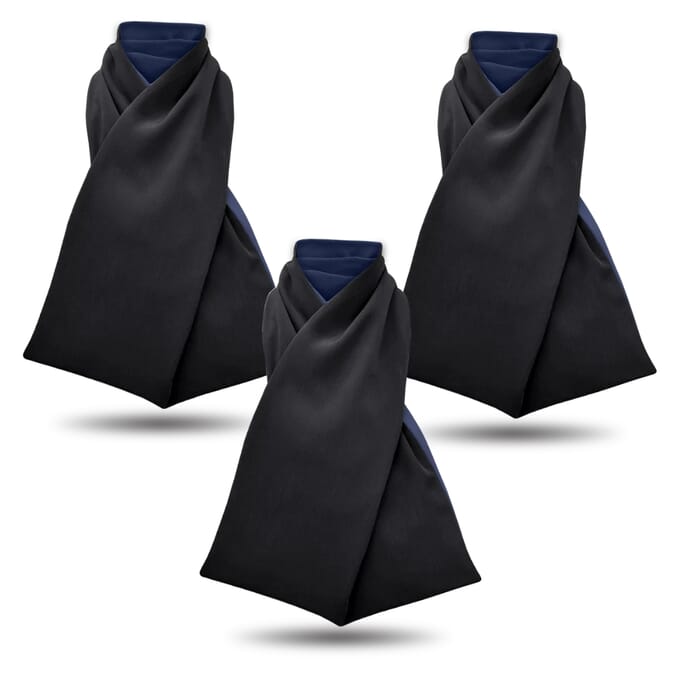 care designs cross scarf clothing protector black pack of 3