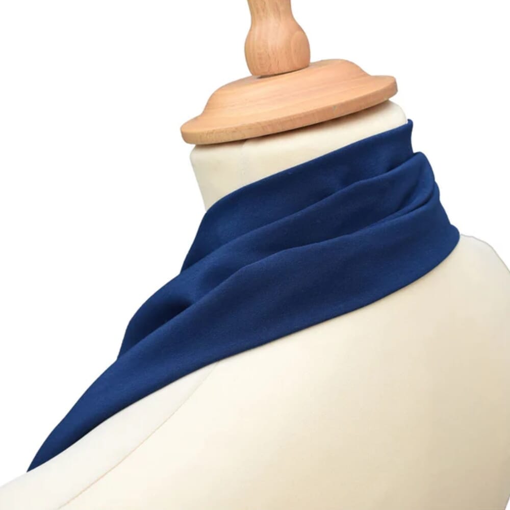 care designs cross scarf clothing protector navy back