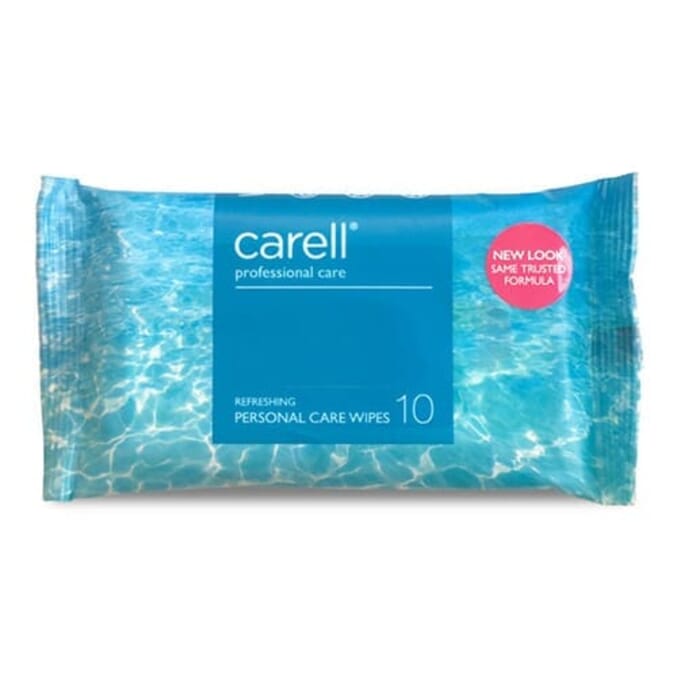 carell refreshing body wipes