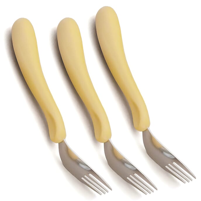 caring contoured cutlery fork pack of 3