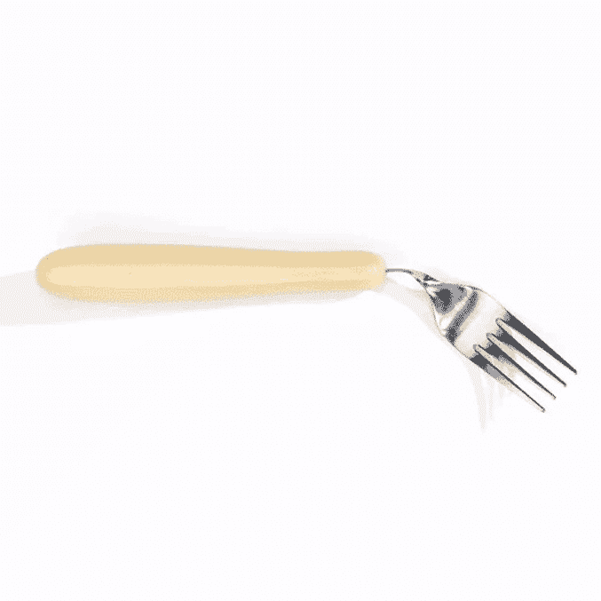 caring cutlery angled fork left handed