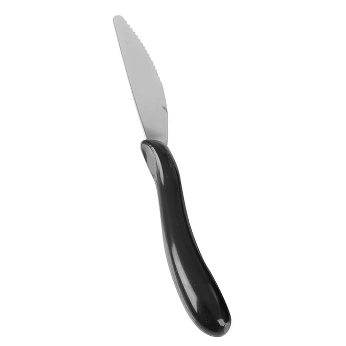caring cutlery in black knife