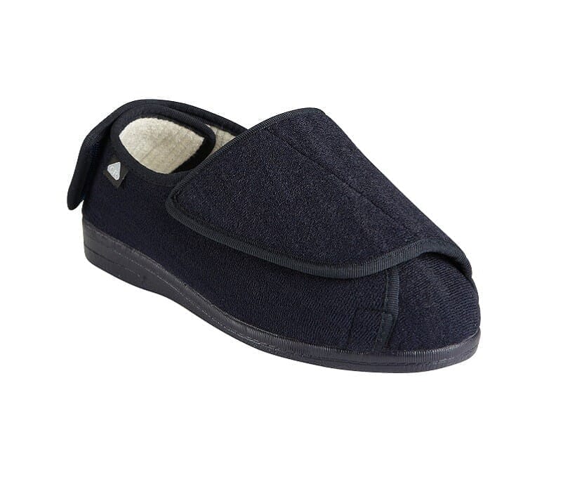 View Celia Ruiz Franky Slippers Navy Size 9 information