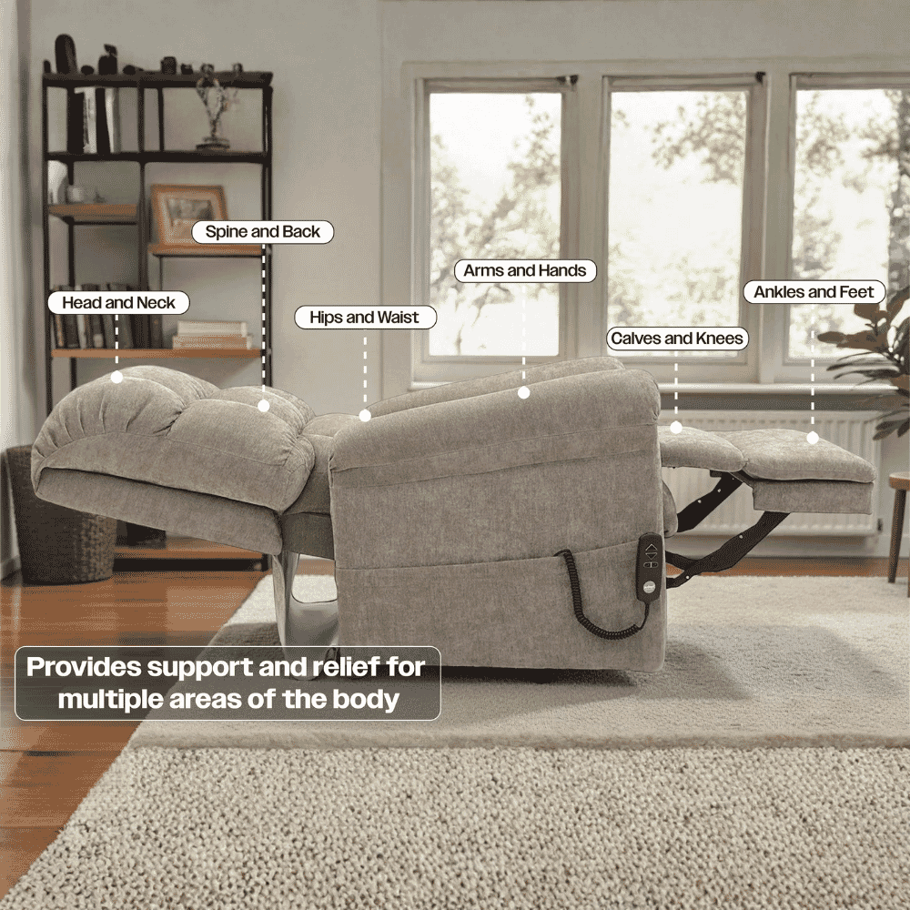 chantry dual motor riser recliner chair full body