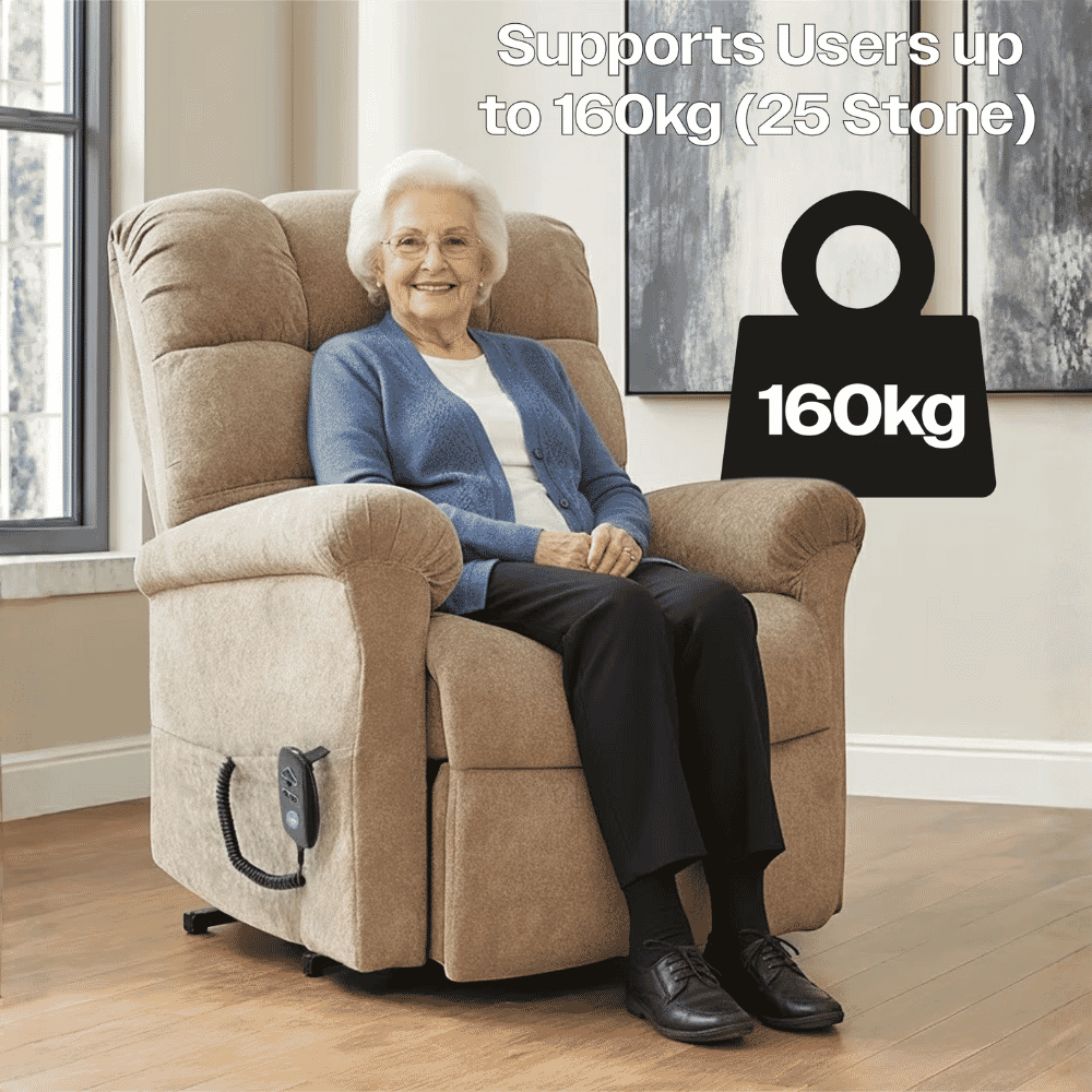 chantry dual motor riser recliner chair supports up to 160kg