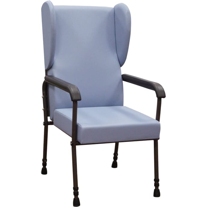 chelsfield height adjustable chair blue