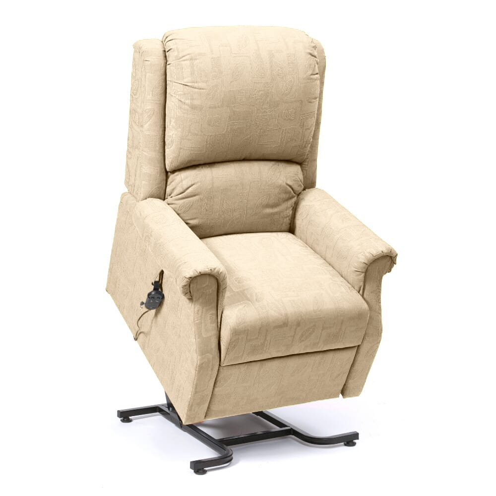 chicago single riser recliner beige rise