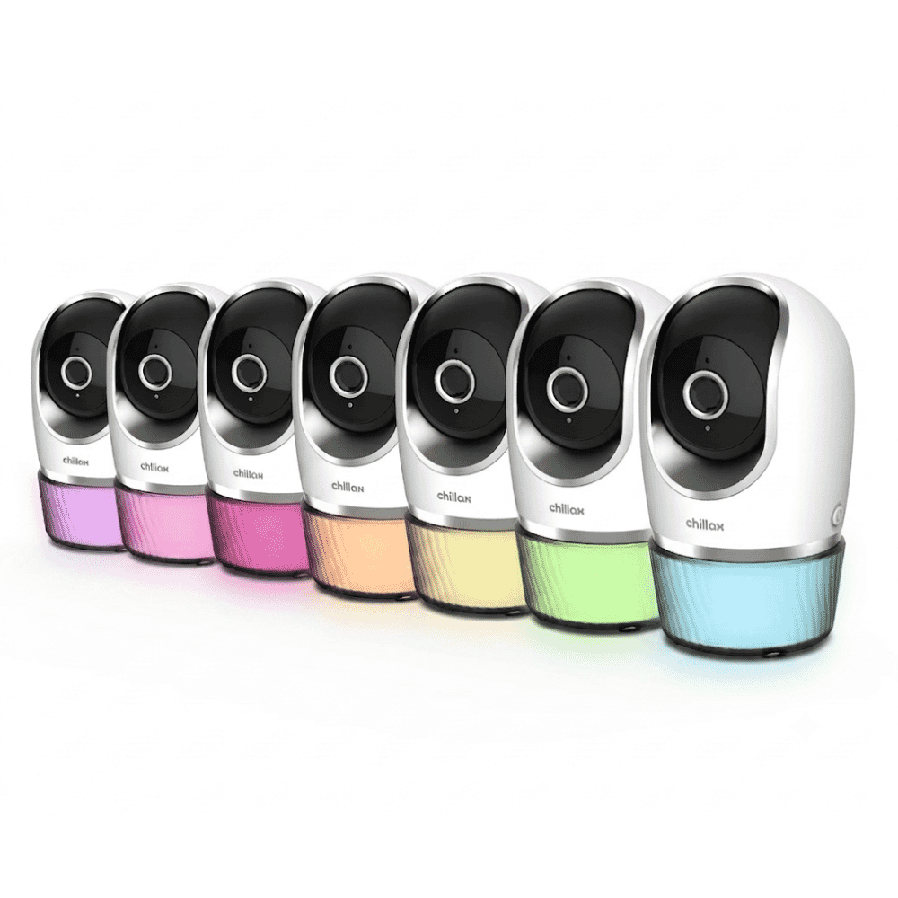 chillax dm568 smart wifi baby monitor colour changing