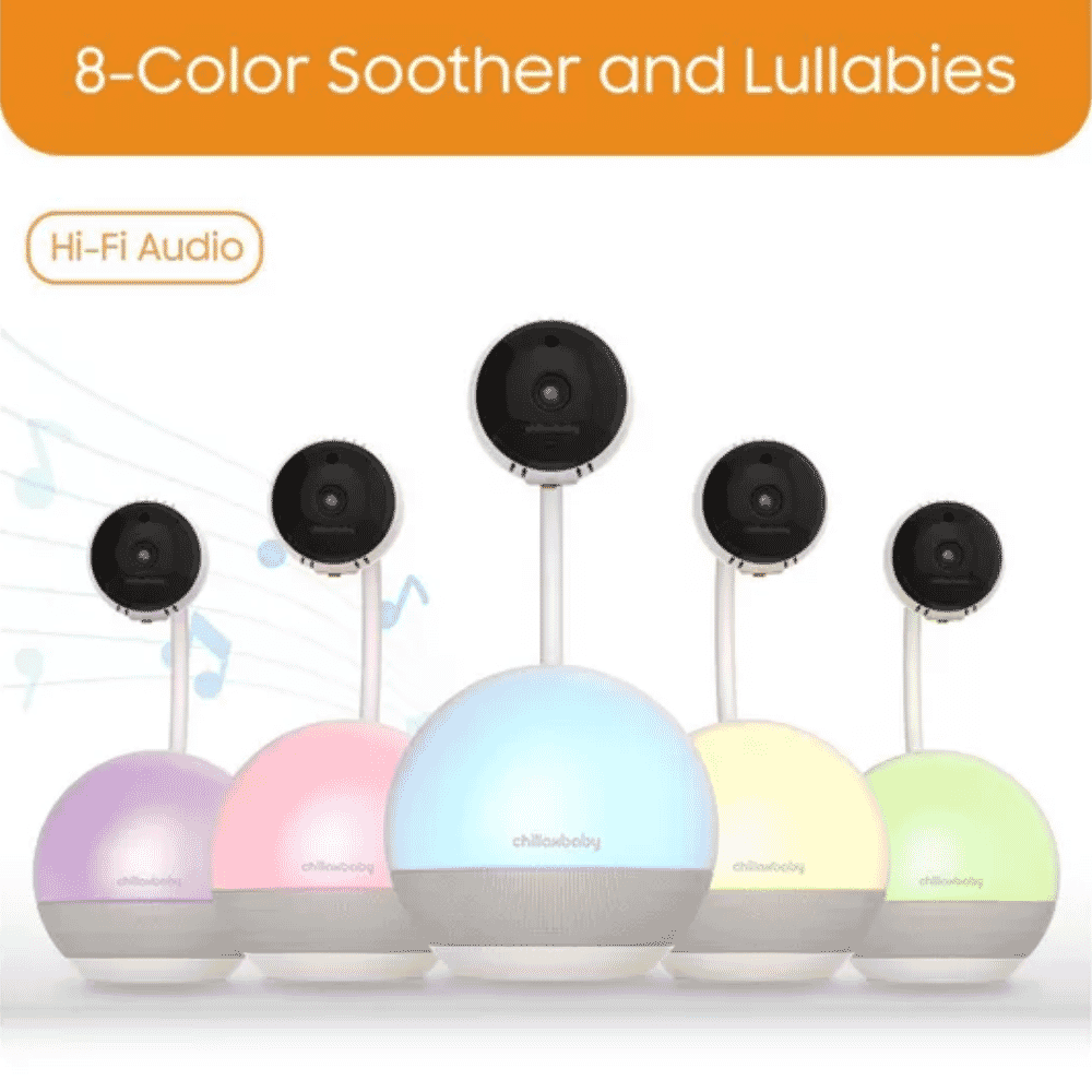 chillax giraffe mood sleep trainer wifi baby monitor colours