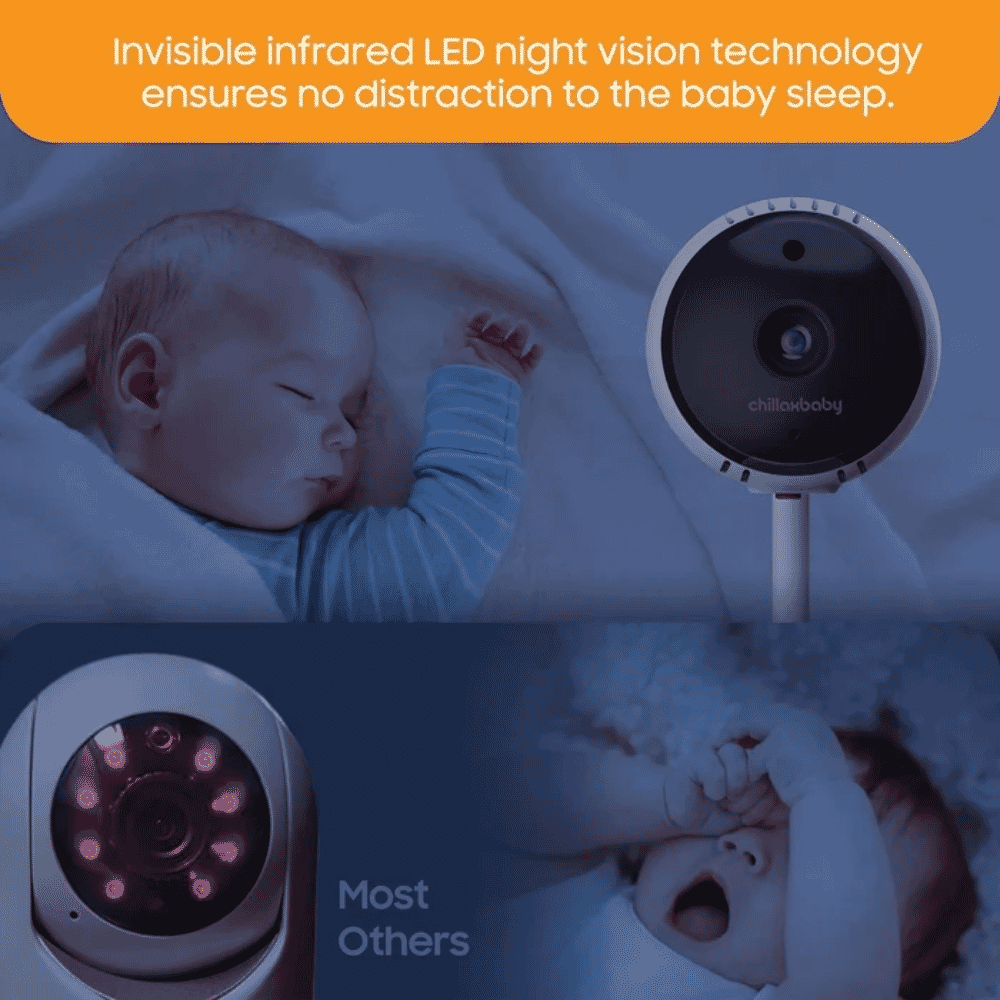 chillax smart giraffe clip wifi baby monitor discreet