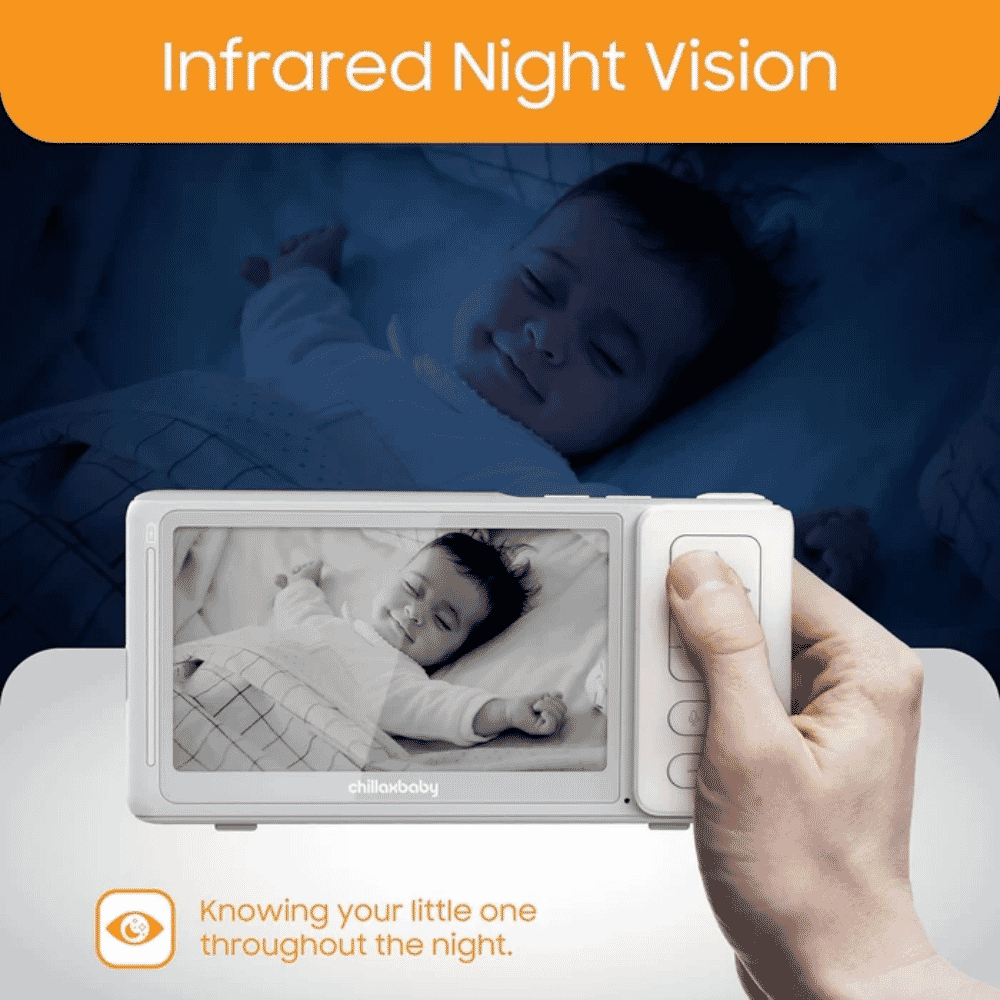 chillax smart giraffe clip wifi baby monitor night vision
