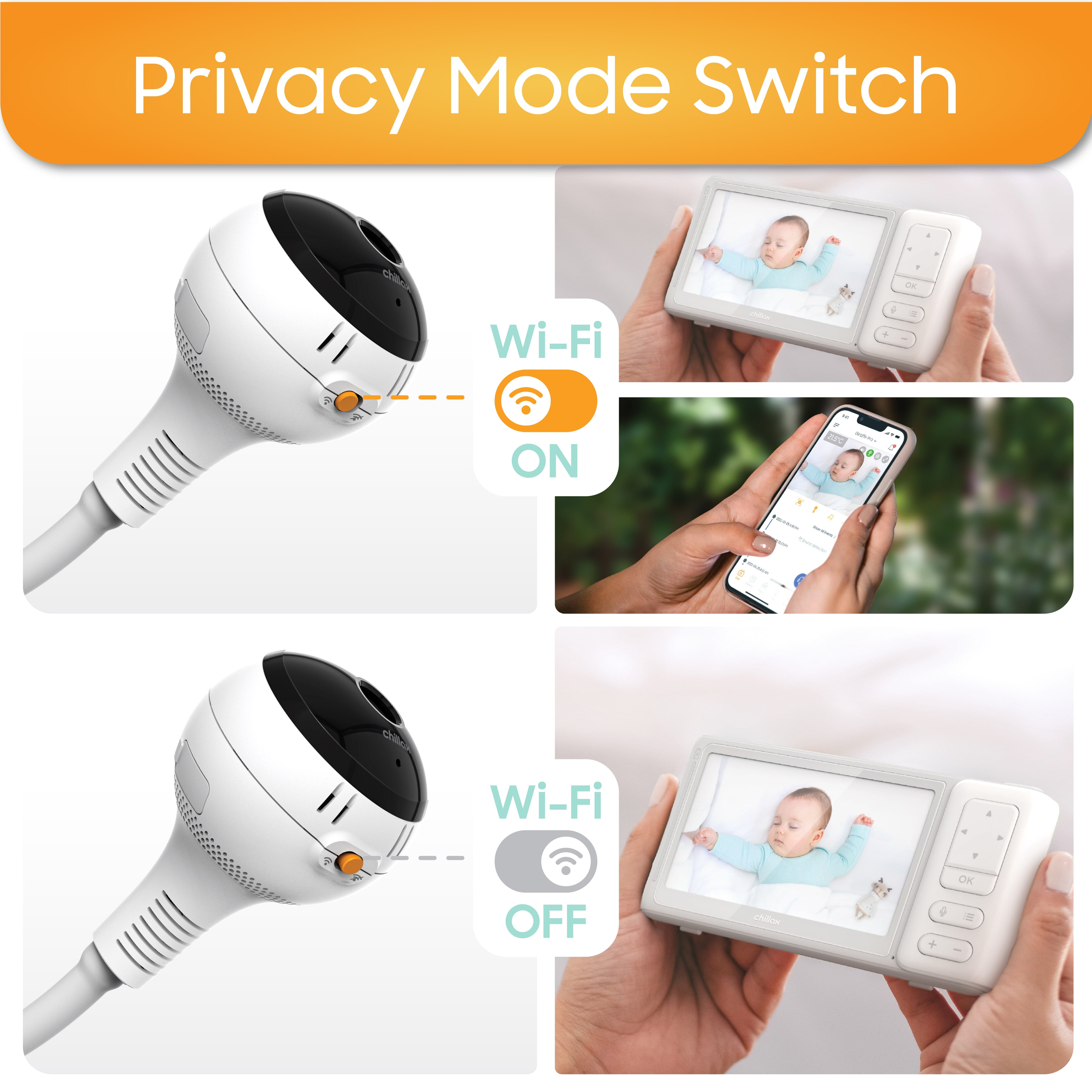 chillax smart giraffe portable camera wifi baby monitor 5