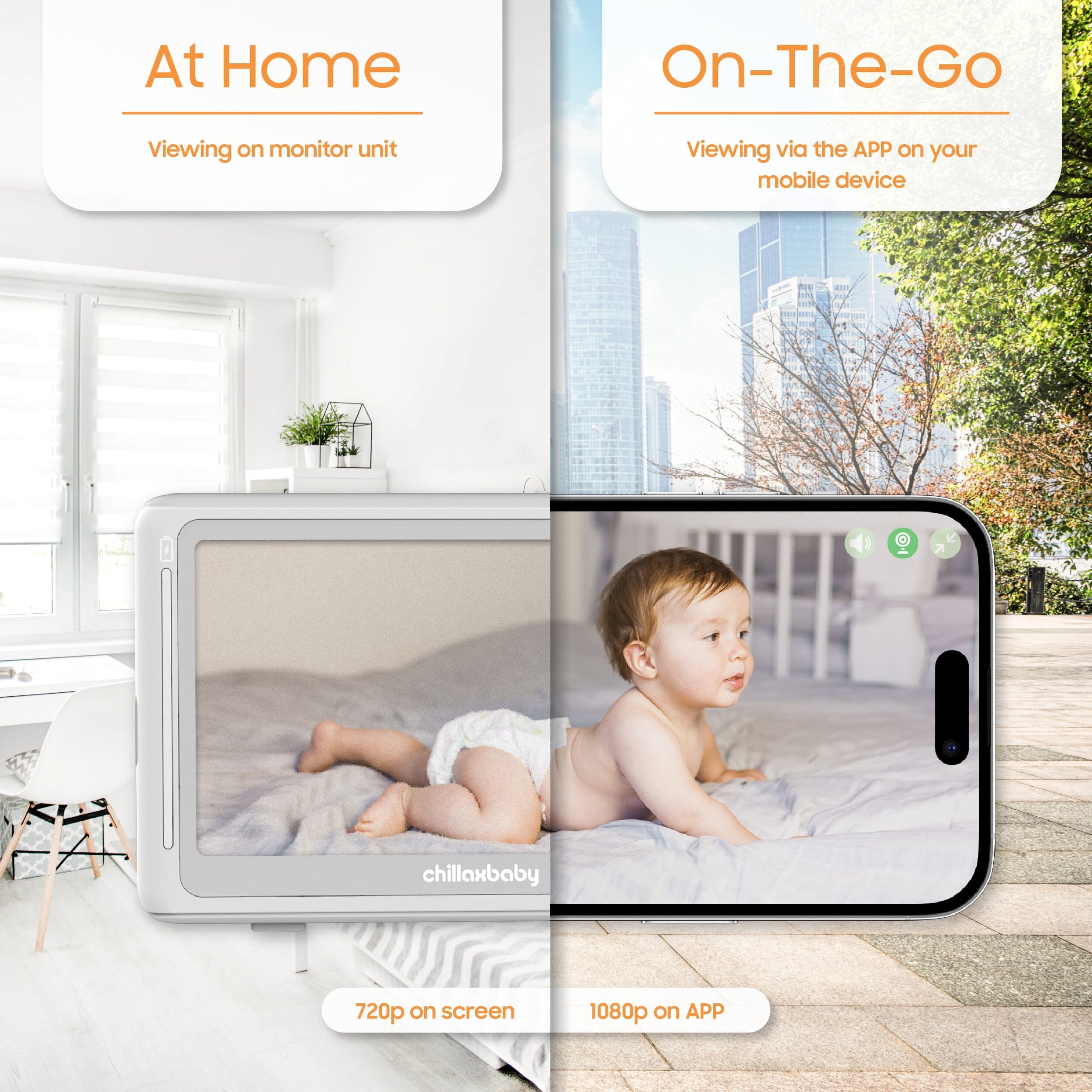 chillax smart giraffe portable camera wifi baby monitor on the go