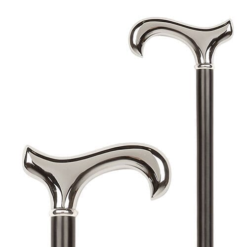 Chrome Derby Walking Stick