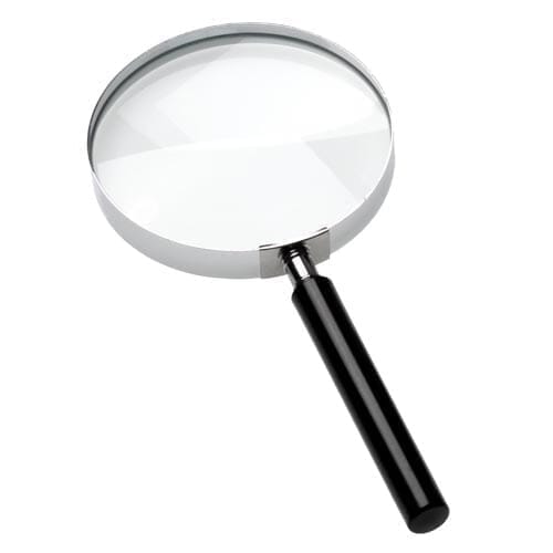 circular magnifying glass large