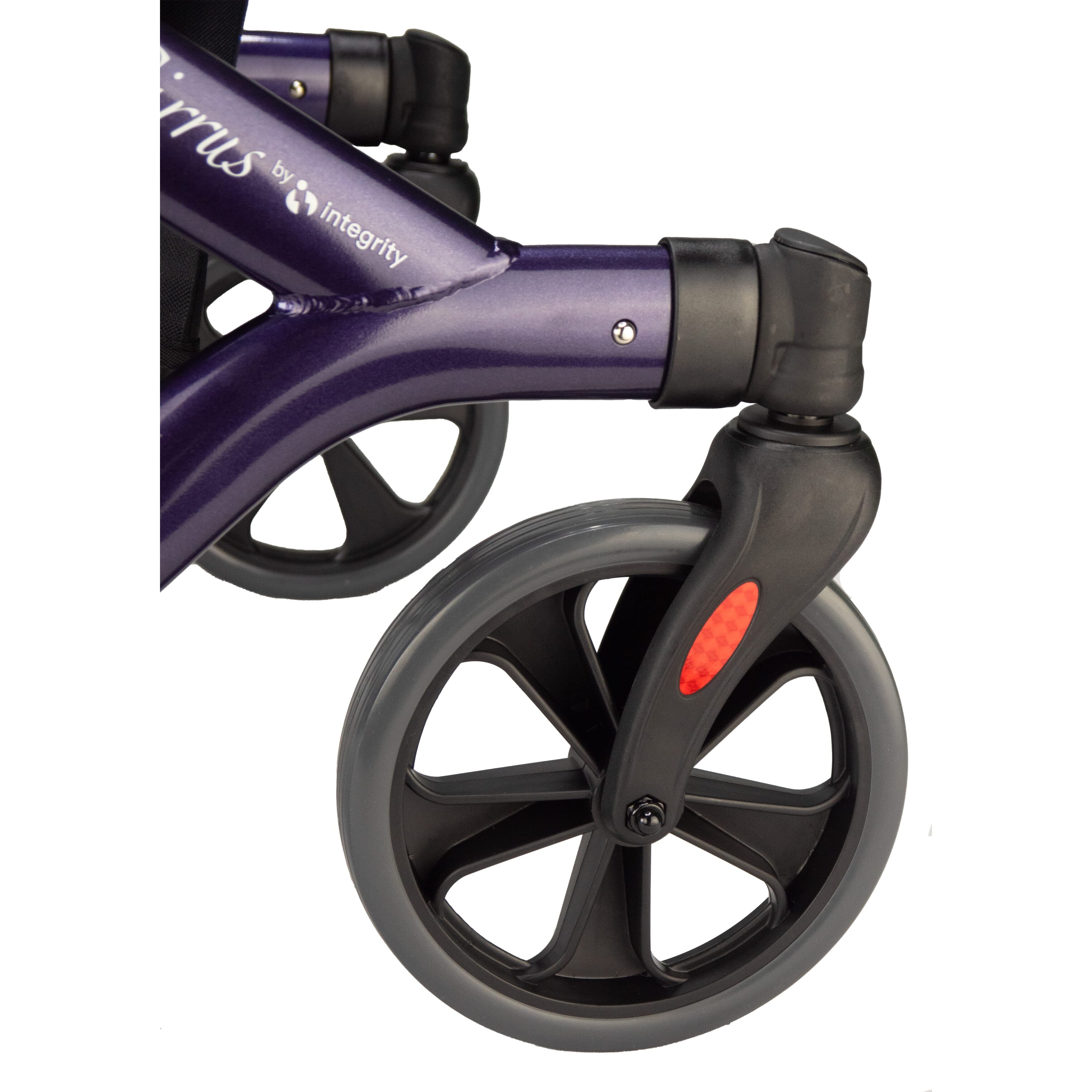 cirrus rollator purple close up