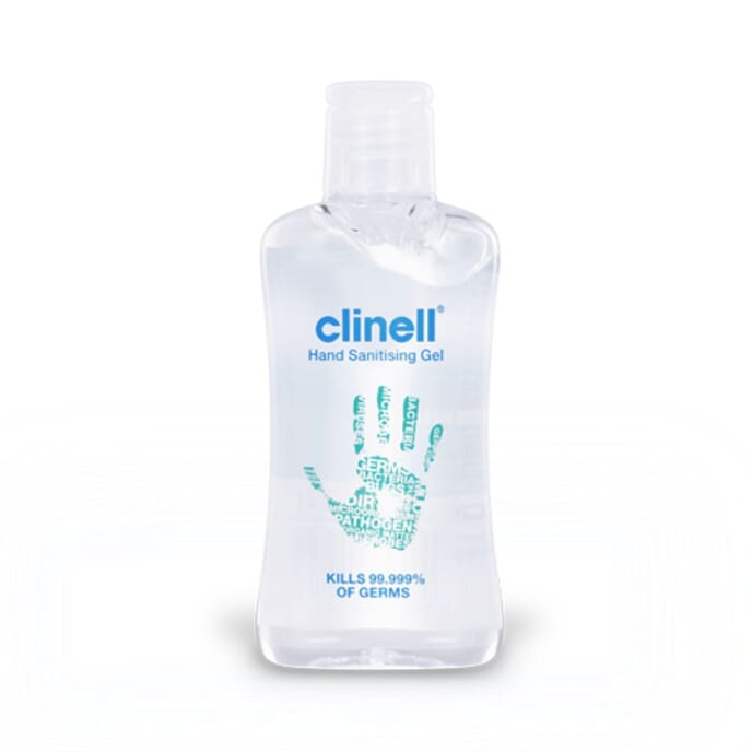 clinell hand sanitising gel 50ml dispenser