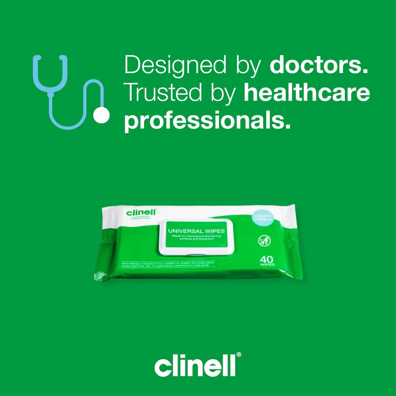 clinell universal sanitising wipes nhs trusted