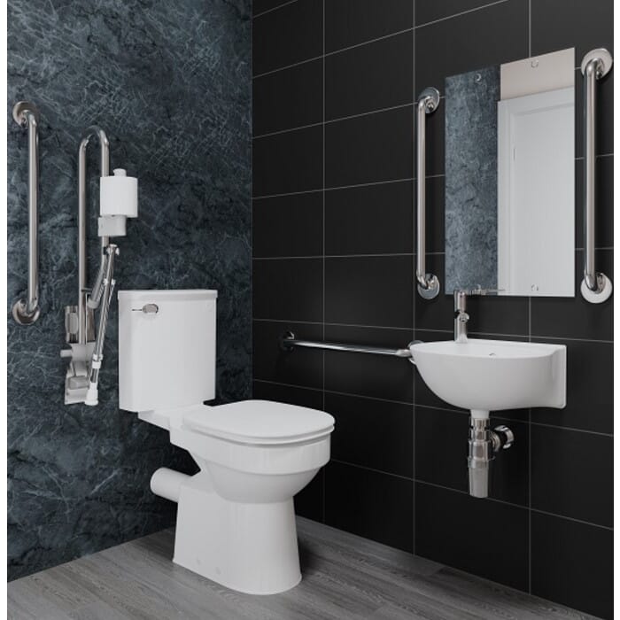 Close Coupled Contemporary Doc M Pack Stainless Steel