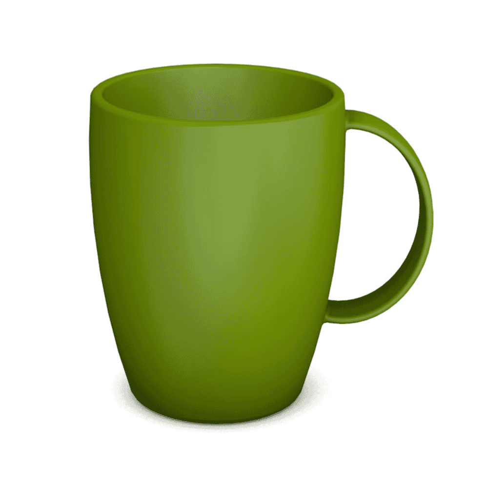 coffee mug green