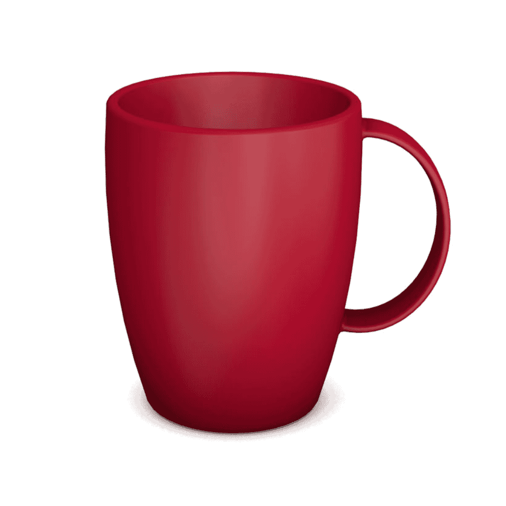 coffee mug red