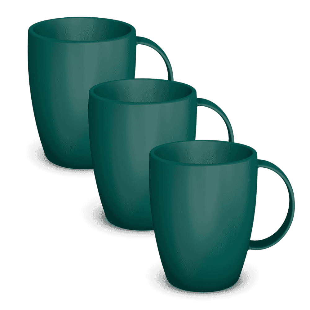 coffee mug teal pack of 3