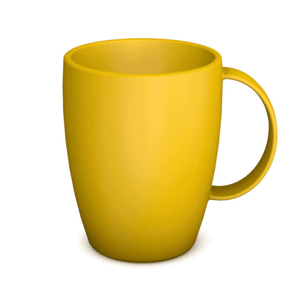 coffee mug yellow