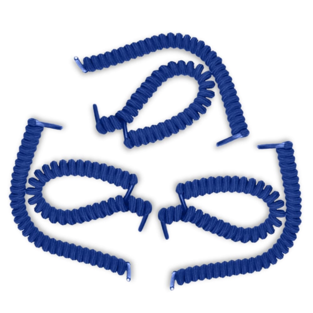 coiler shoelaces royal blue pack of 3