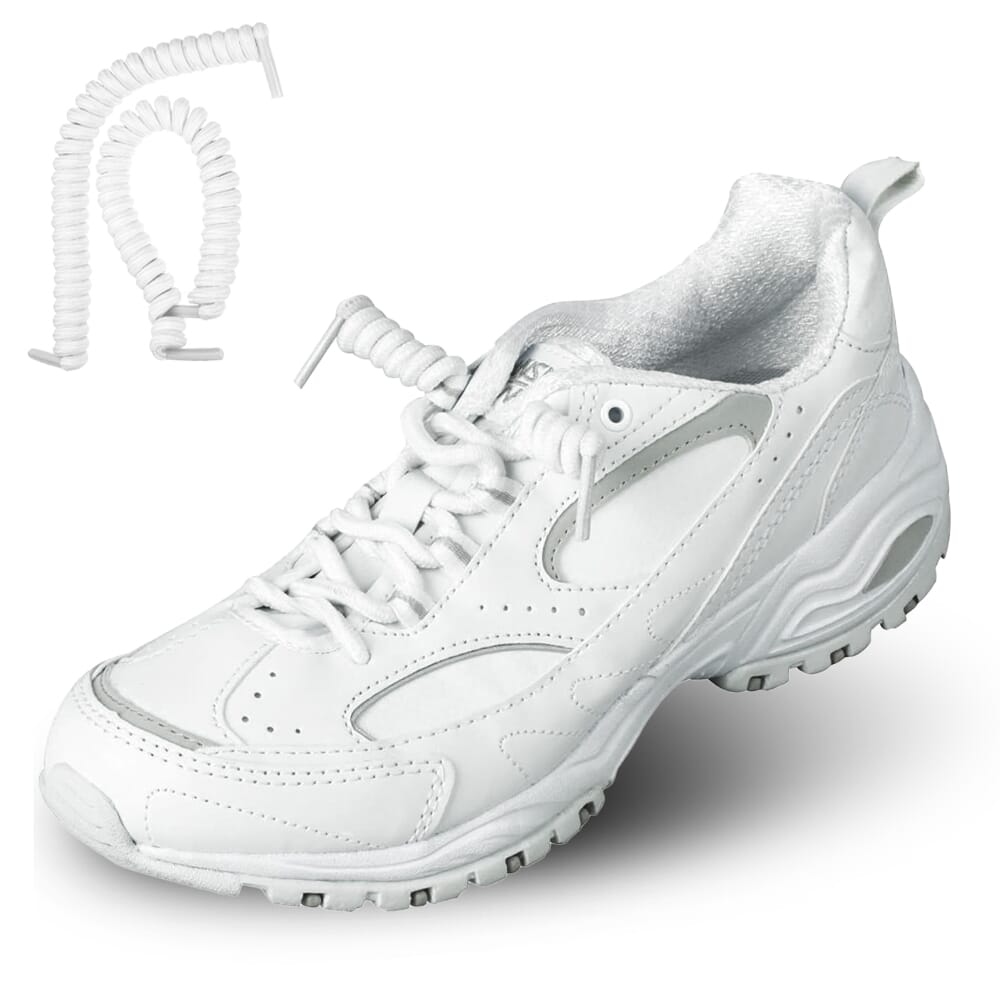 coiler shoelaces white