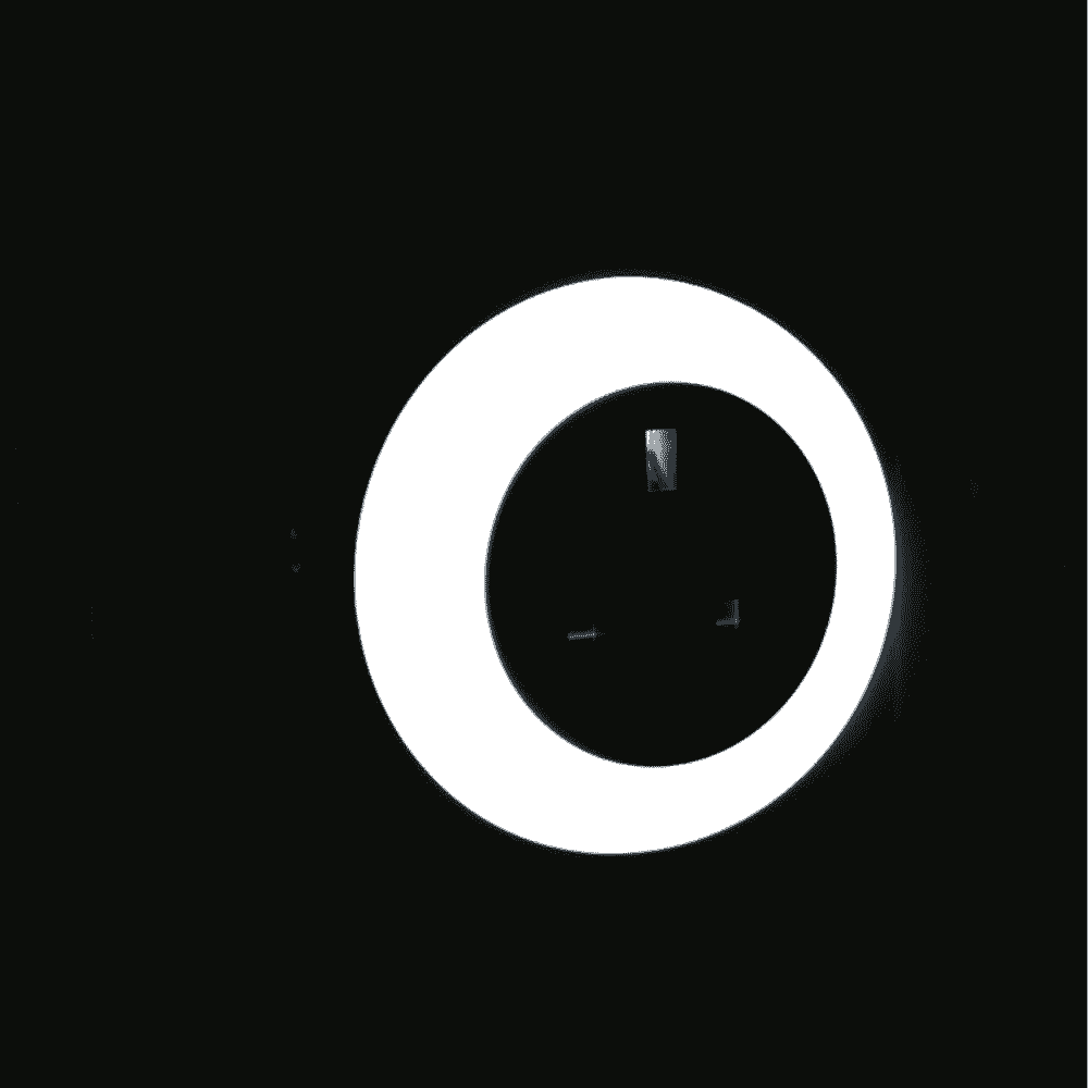 colour changing night light in use