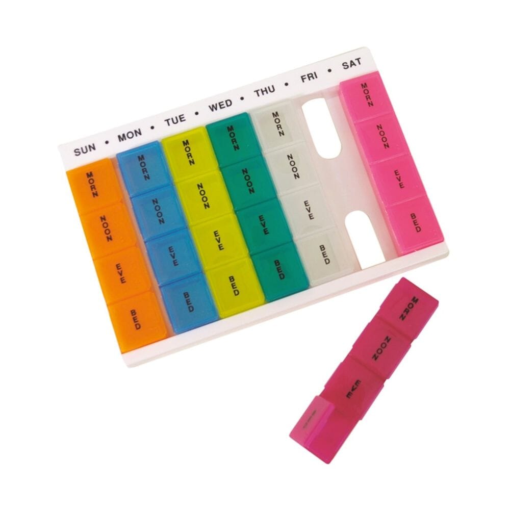 colourful week day multi pill dispenser1_1